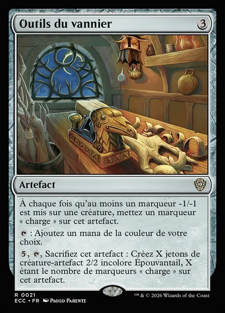 Outils du vannier, carte Magic ECC 21 — extension Lorwyn Eclipsed Commander