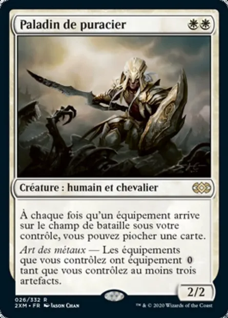 Paladin de puracier, carte Magic 2XM 26 — extension Double Masters