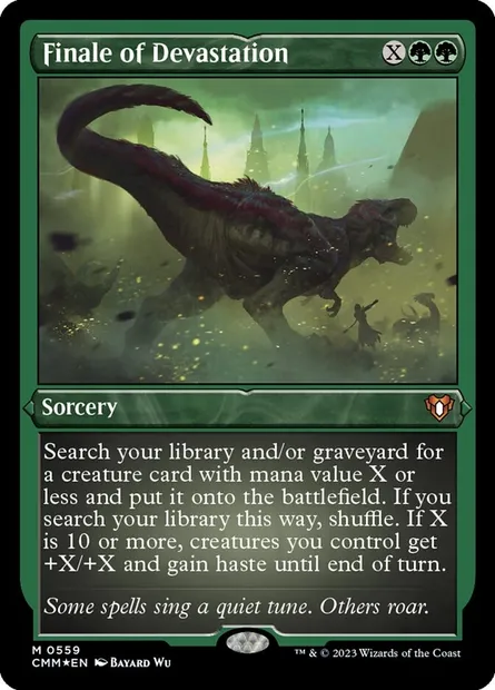 Finale of Devastation, Magic card CMM 559 — Commander Masters set