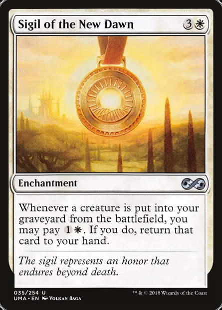 Sigil of the New Dawn, Magic card UMA 35 — Ultimate Masters set