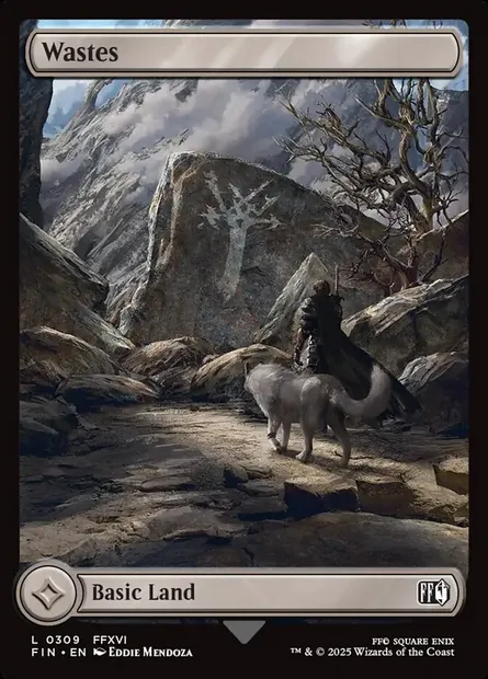 Wastes, Magic card FIN 309 — Final Fantasy set