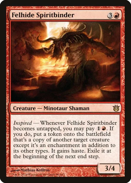 Felhide Spiritbinder, Magic card BNG 96 — Born of the Gods set