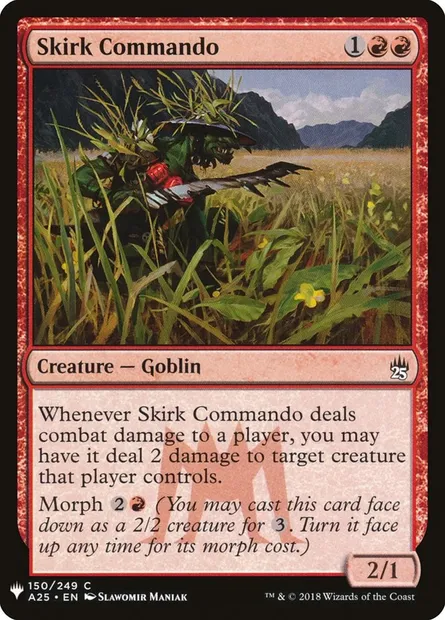 Commando skirkien, carte Magic PLST A25-150 — extension The List