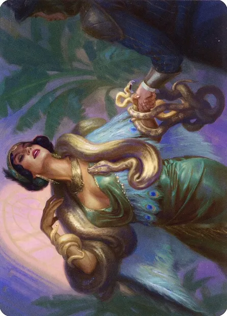 Venom Connoisseur // Venom Connoisseur, carte Magic ASNC 21 — extension New Capenna Art Series