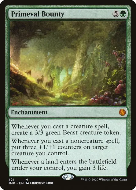 Don primitif, carte Magic JMP 421 — extension Jumpstart
