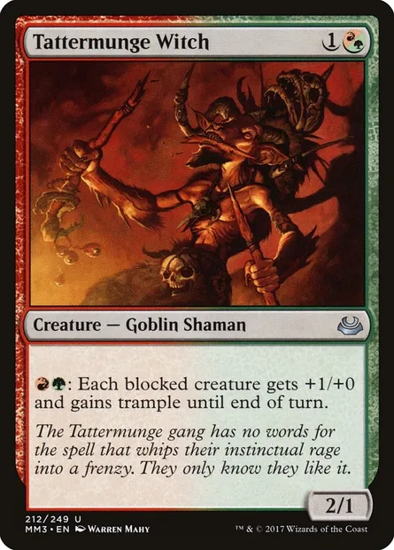 Tattermunge Witch, Magic card MM3 212 — Modern Masters 2017 set