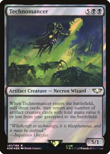 Technomancer, Magic card 40K 61★ — Warhammer 40,000 Commander set