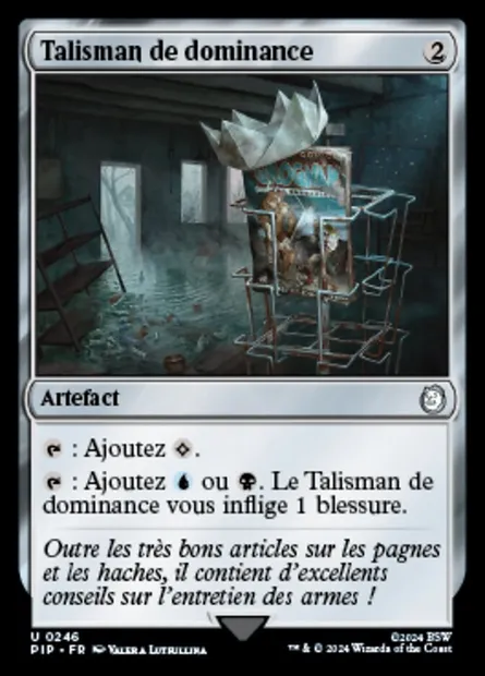 Talisman de dominance, carte Magic PIP 246 — extension Fallout