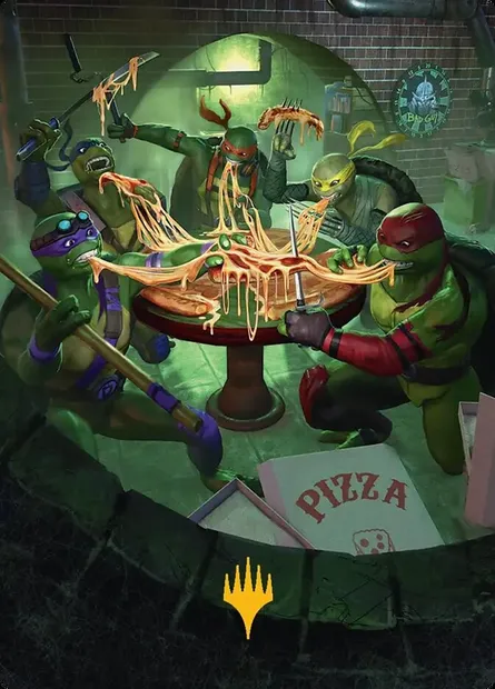 Food Chain // Food Chain, Magic card ATMT 33 — Teenage Mutant Ninja Turtles Art Series set