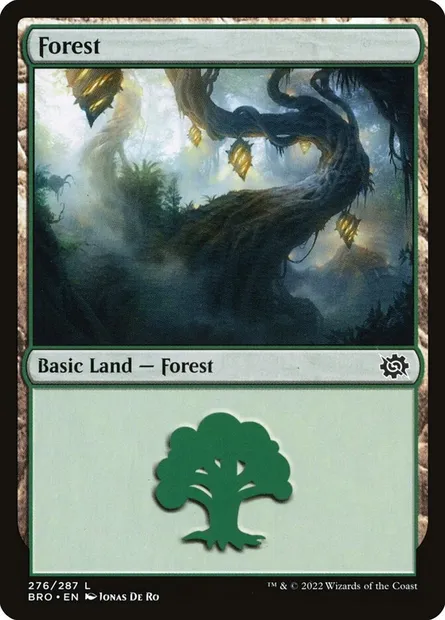 Forest, Magic card BRO 276 — The Brothers' War set