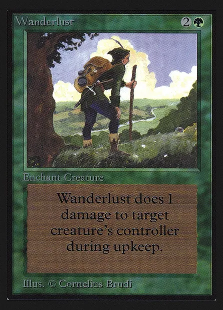 Errance, carte Magic CED 227 — extension Collectors' Edition