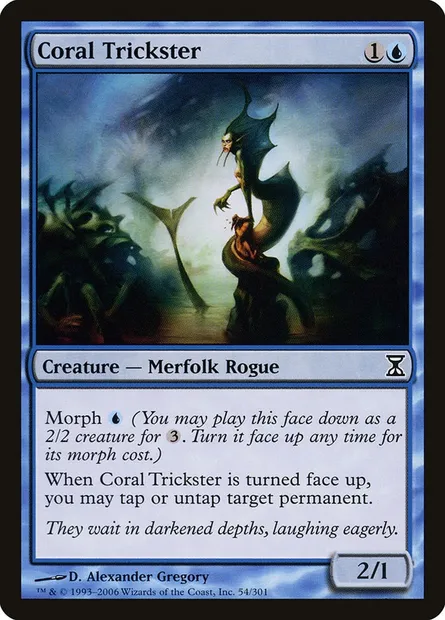 Coral Trickster, Magic card TSP 54 — Time Spiral set