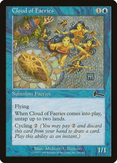 Cloud of Faeries, Magic card ULG 29 — Urza's Legacy set
