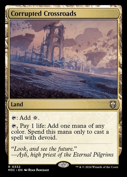 Corrupted Crossroads, Magic card M3C 332 — Modern Horizons 3 Commander set