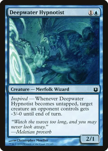 Deepwater Hypnotist, Magic card BNG 35 — Born of the Gods set