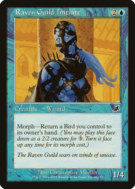 Adepte de la guilde du corbeau, carte Magic SCG 46 — extension Fléau