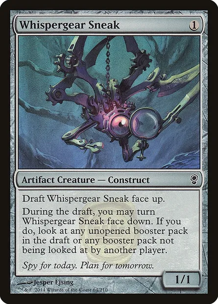 Whispergear Sneak, carte Magic CNS 64 — extension Conspiration