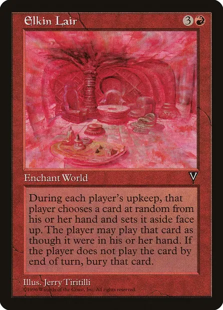 Elkin Lair, Magic card VIS 78 — Visions set