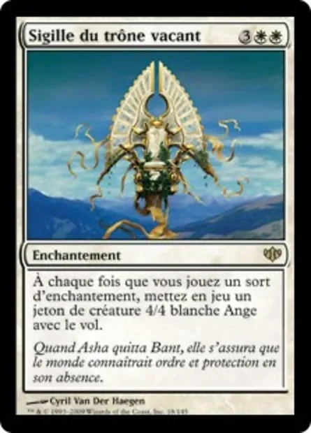 Sigille du trône vacant, carte Magic CON 18 — extension Conflux