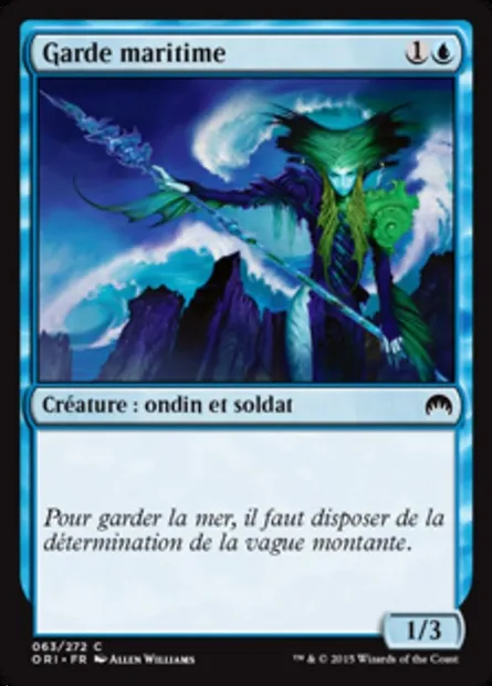 Garde maritime, carte Magic ORI 63 — extension Magic Origines