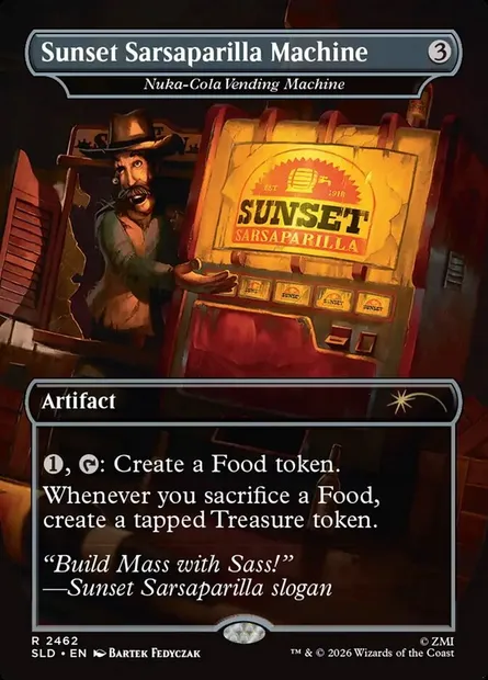 Nuka-Cola Vending Machine, Magic card SLD 2462 — Secret Lair Drop set