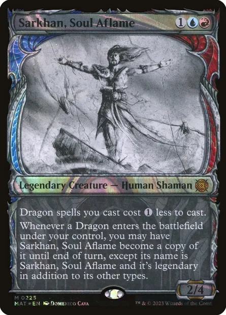 Sarkhan, Soul Aflame, Magic card MAT 225 — March of the Machine: The Aftermath set
