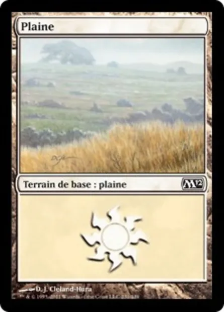 Plaine, carte Magic M12 231 — extension Magic 2012