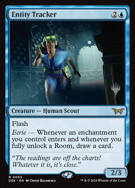 Entity Tracker, Magic card PDSK 53p — Duskmourn: House of Horror Promos set