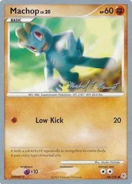Machop Lv.20, carte Pokémon WCD10 086 — extension World Championship Decks 2010