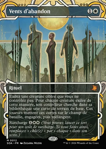 Vents d'abandon, carte Magic SOA 12 — extension Secrets of Strixhaven Mystical Archive