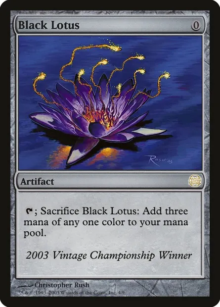Black Lotus, Magic card OVNT 2003 — Vintage Championship set