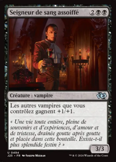 Seigneur de sang assoiffé, carte Magic J25 494 — extension Foundations Jumpstart