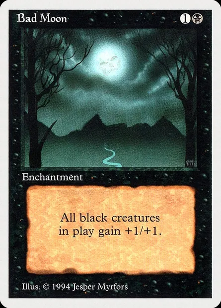 Bad Moon, Magic card SUM 94 — Summer Magic / Edgar set