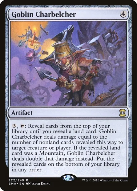 Goblin Charbelcher, Magic card EMA 222 — Eternal Masters set