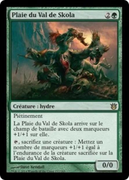 Plaie du Val de Skola, carte Magic BNG 137 — extension Créations divines