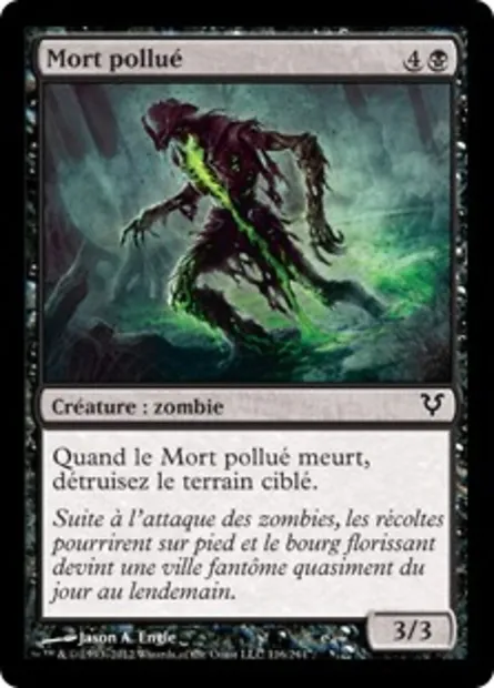 Mort pollué, carte Magic AVR 116 — extension Avacyn ressuscitée