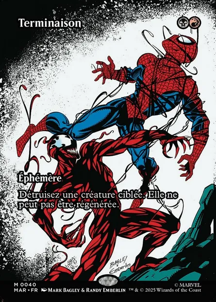 Terminaison, carte Magic MAR 40 — extension Marvel Universe