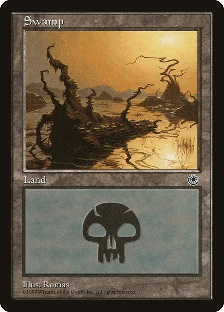 Swamp, Magic card POR 207 — Portal set