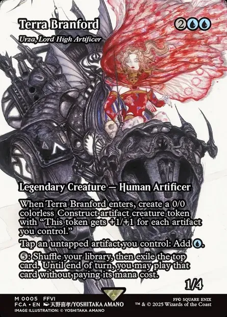 Urza, Lord High Artificer, Magic card FCA 5 — Final Fantasy: Through the Ages set