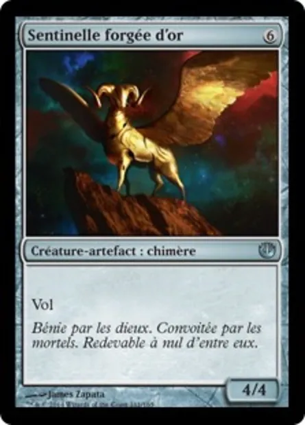 Sentinelle forgée d'or, carte Magic JOU 161 — extension Incursion dans Nyx