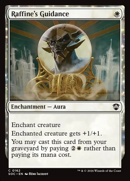 Raffine's Guidance, Magic card SOC 162 — Secrets of Strixhaven Commander set