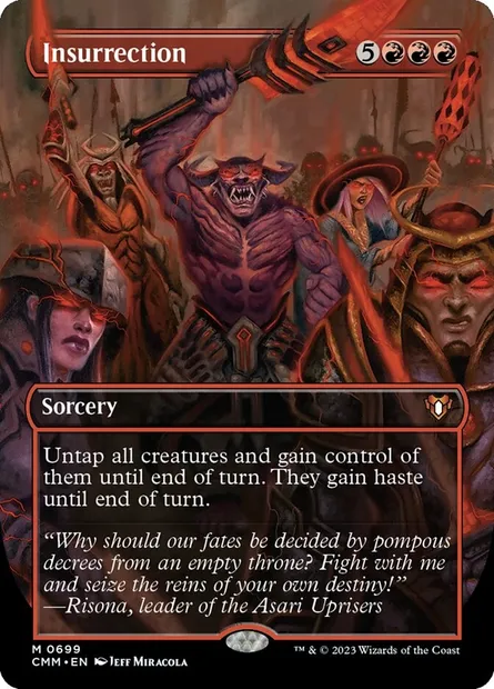 Insurrection, Magic card CMM 699 — Commander Masters set