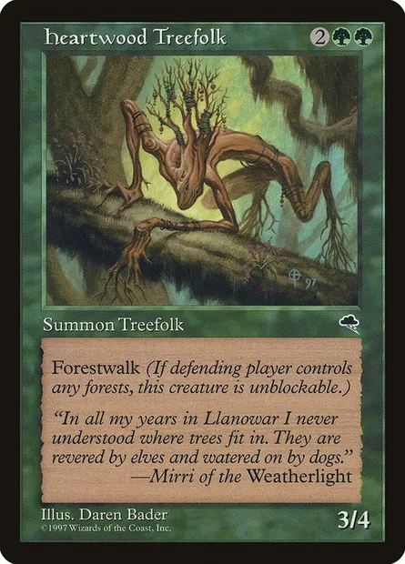 Sylvin de boiscoeur, carte Magic TMP 233 — extension Tempête