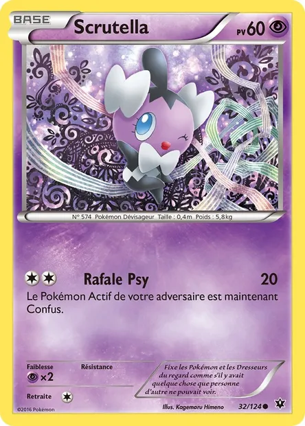 Scrutella, carte Pokémon FCO 32 — extension Impact des Destins
