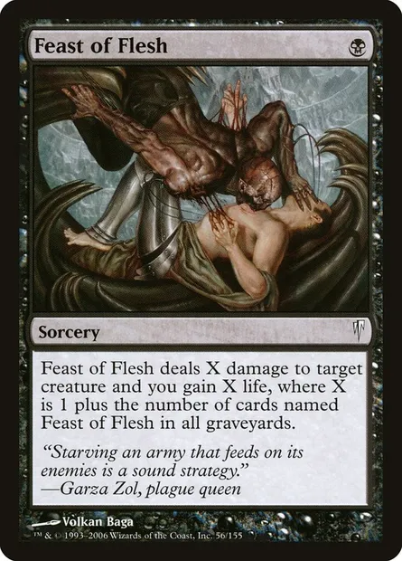 Feast of Flesh, Magic card CSP 56 — Coldsnap set