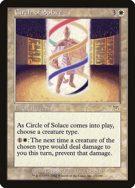 Cercle de la consolation, carte Magic ONS 13 — extension Carnage