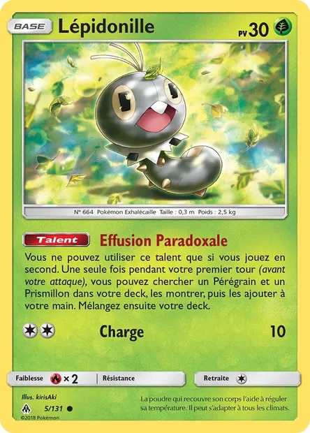 Lépidonille, carte Pokémon FLI 5 — extension Lumière Interdite