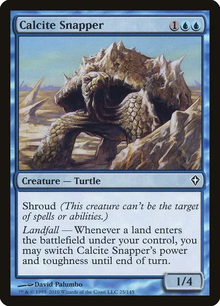 Calcite Snapper, Magic card WWK 25 — Worldwake set