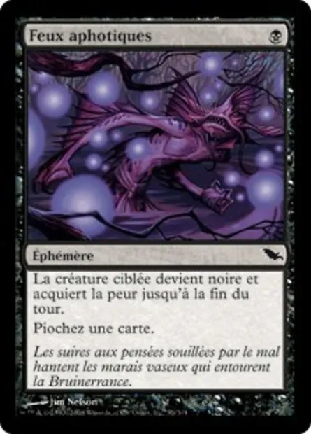 Feux aphotiques, carte Magic SHM 55 — extension Sombrelande