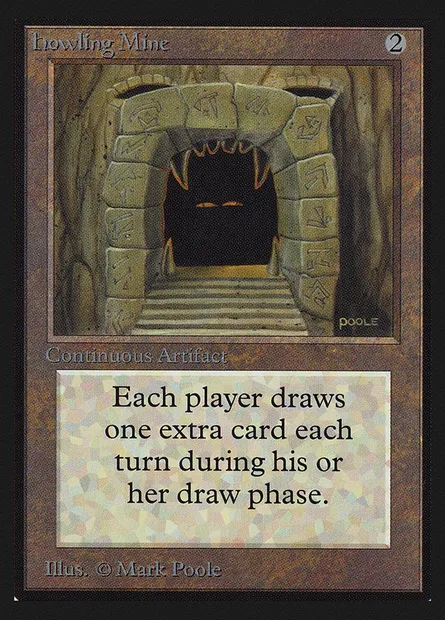 Howling Mine, Magic card CED 248 — Collectors' Edition set